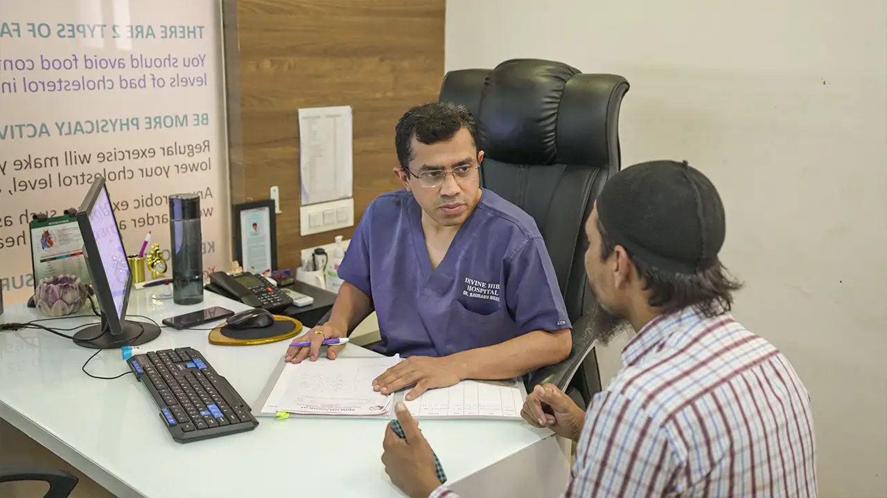 KP Divine Hiba Hospital Dr Cabin